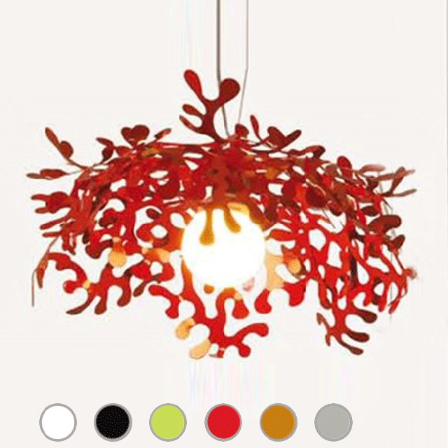 Lumen Center Leaves S Hanging lamp ø 55 cm 1 light colors