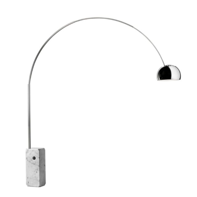 Flos Arco Stand in stainless steel LED 28W H 240 cm 