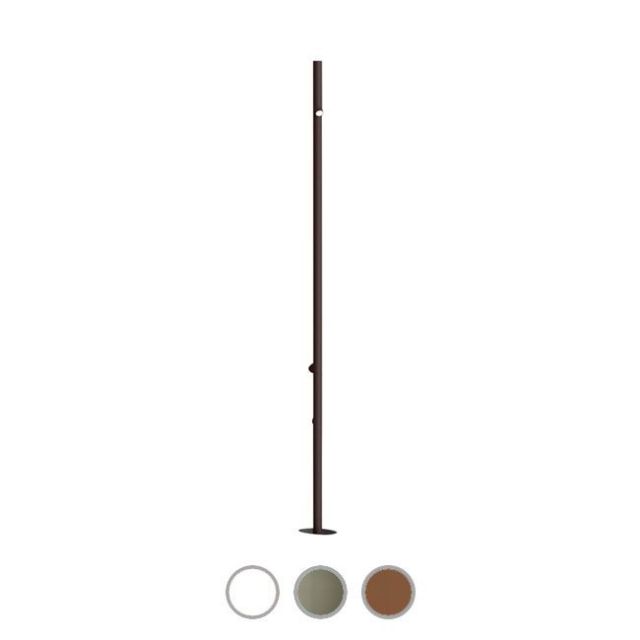 Vibia OUTDOOR Recessed floor lamp Bamboo LED 2,1W H 190 cm IP65 and Garden