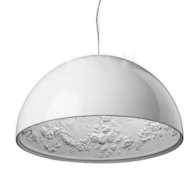 Flos Suspension lamp Skygarden 2 1 Light E27 Ø 90 cm White