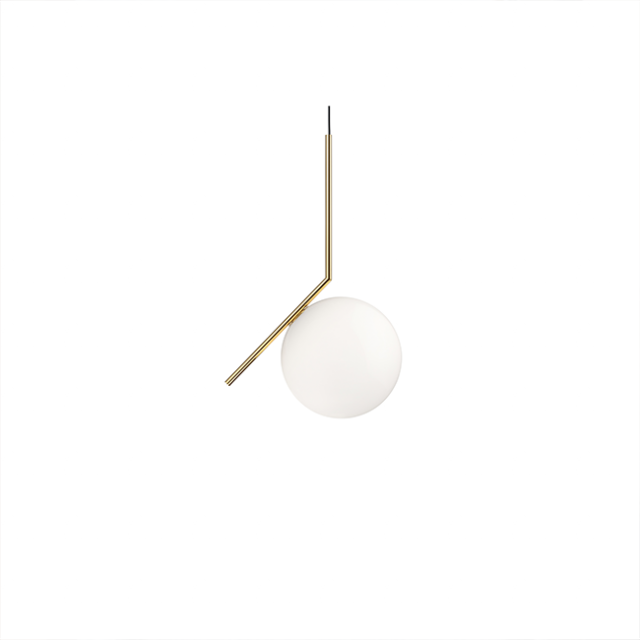 Flos pendant lamp IC S2 10 Anniversary led 1 light E 27 gold 24 carats