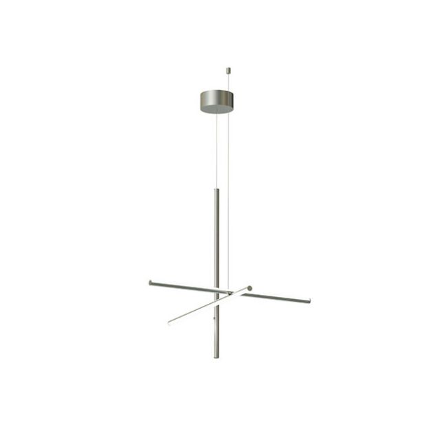 Flos Coordinates Suspension Lamp in Aluminum L 78,2 cm LED 37W