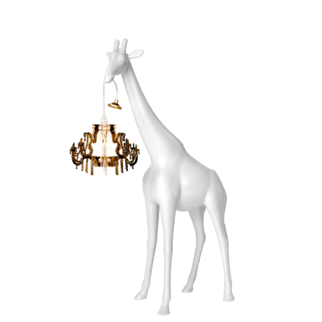 Qeeboo Giraffe in Love XS Floor lamp in polyethylene 1xE14 H 100 cm