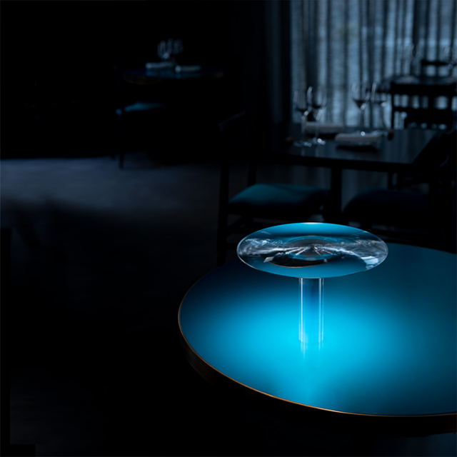 Davide Groppi table lamp VIS A VIS led 2W diameter 30 