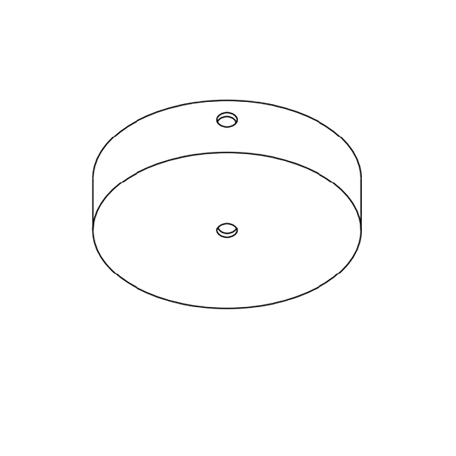 Karman Ceiling rose Ø 9,5 cm H 3 cm