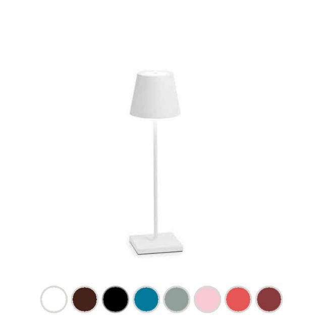 Poldina Pro Rechargeable table lamp LED H 38 cm dimmable By Zafferano