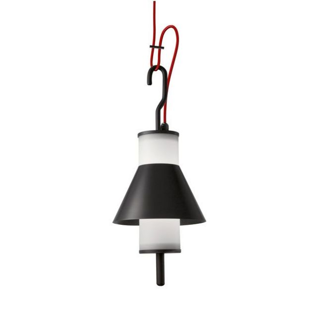 Martinelli Luce Pistillo Suspension H 35 / 71 cm 1 x 12W E27 LED IP65 Outdoor and Garden