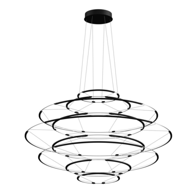 Nemo Drop 9 Aluminum pendant lamp LED 90W ø 110 cm