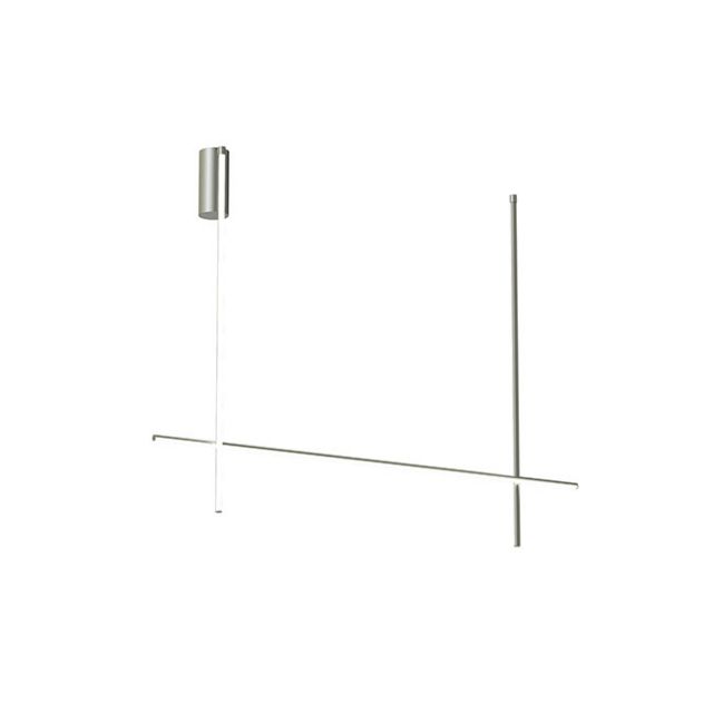 Flos Coordinates Aluminum ceiling light L 176,2 cm LED 69W