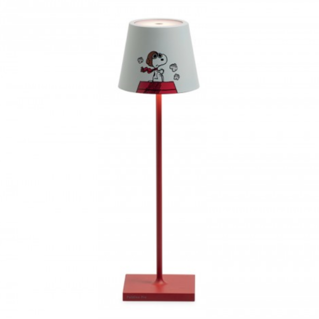 Zafferano Poldina x Peanuts Pro - Aviator Rechargeable Table Lamp LED 2,2W H 38 cm