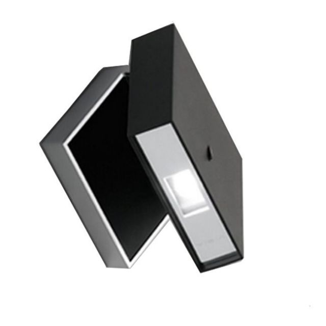 Vibia Alpha Orientable Wall Lamp 12x12cm LED 3W IP20 Various Colors