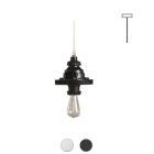 Karman Suspension lamp in ceramic and metal Mek E27 Ø 17 cm