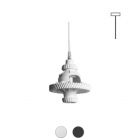 Karman Suspension lamp in ceramic and metal Mek LED Ø 17 cm