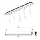 Foscarini Rosone Multiple Linear L 135 cm