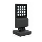 Artemide Outdoor Cefiso 14 Wall lamp LED 22W H 31,3 cm IP65 Grey Anthracite for Garden