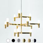 Nemo suspension lamp Crown Minor 12 luci G9 QT-14 L 77x67 cm 