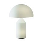 OLuce table lamp Atollo vetro 2 luci E27 + 1 luce E14 H 50 cm