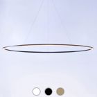 Nemo suspension lamp Ellisse Pendant Mega LED 85W L 186 cm dimmable