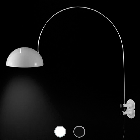 Oluce Wall lamp Coupé 1159/R  E27 L 154 cm