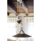 Aldo Bernardi Ups and downs lamp Postiglione E27 L 43.5 cm