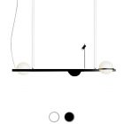 Vibia Suspension lamp Palma LED 2W+18.4W L 150 cm dimmable