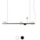 Vibia Suspension lamp Palma LED 2W+27.6W L 195 cm dimmable