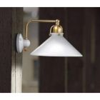 Aldo Bernardi Ceramic wall light Tenda E27 L 25 cm