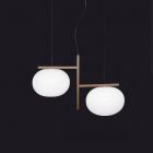 Oluce Pendant Lamp Alba L 62,5 cm 2 lights E27 