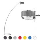 Cini&Nils floor lamp Componi200 Curva 1 luce B15d H 180 cm