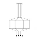 Vibia suspension lamp Wireflow 0299 LED 36W L 150 cm dimmable