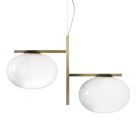 Oluce Pendant Lamp Alba L 62,5 cm 2 lights E27 