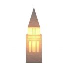 Rechargeable battery-powered table lamp Viabizzuno Campanili di luce San Giorgio Maggiore LED 2W H 38.5 cm