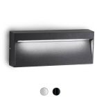 Ai Lati Rectangular Wall lamp Bottom LED 8,5W IP54 20x8 cm Outdoor and Garden