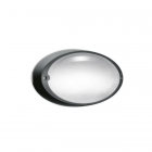 Lombardo Airy Plus Ovale 300 Wall lamp in polycarbonate 1xE27 L 28,5 cm