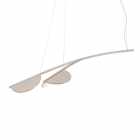 Flos  Almendra Organic S2 Y Long Suspension in sustainable polycarbonate LED 30W L 157,75 cm