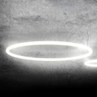 Artemide Alphabet of light circular 90 Suspension in methacrylate LED 55W Ø 90 cm App Compatible