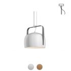 Karman Suspension lamp in ceramic and metal Bag E27 Ø 32 cm