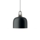 Lodes Bell Metal Suspension Lamp Nero 1 x E27 Ø28 cm