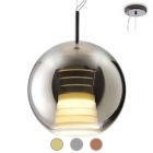 Fabbian Suspension lamp Beluga Royal Ø 40 cm LED 17W dimmable