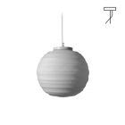 Karman Suspension lamp in glass and metal Braille E27 Ø 40 cm