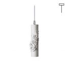 Karman Suspension lamp in ceramic and metal Capodimonte GU10 LED Ø 6 x H 26 cm