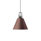 Lodes Cone Metal Suspension Lamp Bronzo 1 x E27 Ø28 cm