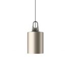 Lodes Cylinder Metal Suspension Lamp Champagne 1 x E27 Ø17.5 cm