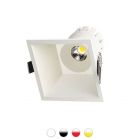 Martinelli Dot Square Recessed spotlight LED 8W H 9,6 cm