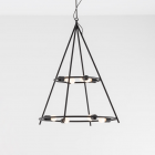 Artemide El Poris 80 Steel suspension 8 x E27 Ø 83 cm