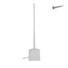 Karman Indoor floor lamp with wall hook Tobia LED H 165 cm