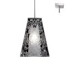 Fabbian Pendant lamp in crystal Vicky G9 L 10 cm + Dimmer 