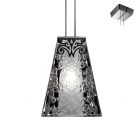 Fabbian Pendant lamp in crystal Vicky G9 L 10 cm