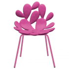 Qeeboo Filicudi Colored Set of 2 chairs without armrests in polyethylene L 54 cm