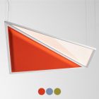 Artemide Flexia Suspension lamp in recycled fibers LED 65W L 127 cm